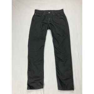 Levis 511 Gray Dark Wash Straight Leg Slim Fit Workwear Casual Jean Mens 29 x 30